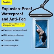 BASEUS IPX8 Cylinder Slide Cover Waterproof Bag PRO Version IPX8 For iPhone Android Phone up to 7.2 