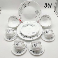 20PCS  DINNER SET / OPAL GLASSWARE