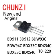 5PCS New and Original N-channel Darlington Transistor TO-220 BD911 BD912 BDW93C BDW94C BDX33C BDX34C