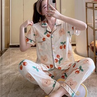#MIU pajama for women terno korean fashion printed cute sleepwear cotton cartton night wear