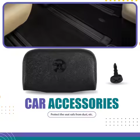 2X Car Floor Sliding Seat Rail End Cover For Toyota Sienna 2021-2024 58595-08110-C0