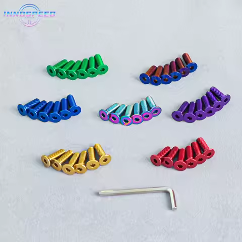 6PCS Aluminum Steering Wheel Bolts Fit for Most Steering Wheel Works Bell Boss Kit