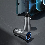 DUDAO R4MAX 55W Metal Car Charger | Dual PD Port | QC4.0| Super Fast Charger for iPhone & All Type-C