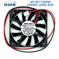 Original NMB 2404KL-04W-B30/2404KL-04W-B39 Ultra-Thin Silent Cooling Fan 12V0.13 A 6CM 6010