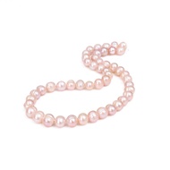 35Cm/Sợi nước ngọt tự nhiên hạt ngọc trai Trắng/Tím/Hồng 4-9Mm Đấm Hạt Cho làm đồ trang sức Tự Làm P