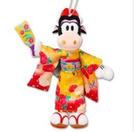 全新 日本迪士尼樂園 高飛狗女友吊飾 克拉貝爾吊飾 克拉貝兒吊飾 2021年 母牛吊飾娃娃clarabelle別針掛飾