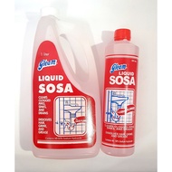 Gleam Liquid Sosa 500ML / 1Liter (SINK & DRAIN DECLOGGER) *