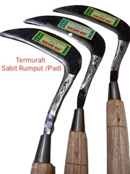 TERMURAH..Sabit/Arit baja rumput/padi  /Sabit Rumput baja jawa tajam/Sabit Bintang- Arit Sabit Tajam