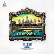 [Magnet] Designer Fridge Magnet - Angkor Wat, Cambodia