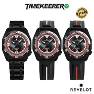 Revelot R10 Admiral GMT Darkside DLC Watch - 2 Years Warranty
