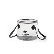 10L Outdoor Foldable Pail Bucket Portable Basin Water Container Pail Bucket for Camping Travel Car W