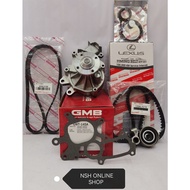 Timing Combo Kit Set+Fan Belt+Water Pump for Toyota Hiace KDH200 2005-2009 Year (1SET) '97R25'