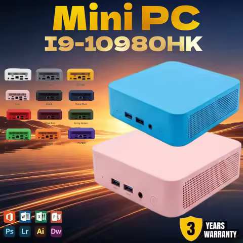 Mini PC Intel Core i9-10980HK Powerful Portable Desktop 16GB DDR4 1TB SSD WiFi 6 BT5.2 2026 All In O