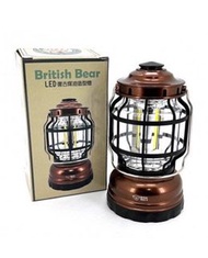 (英國熊LED復古煤油造型燈 )露營燈 照明燈 小夜燈 LED無段式調光