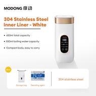 MODONG 600ML Electric Water Cup 316 Portable Electric Kettle Travel Thermostat Water Mug Small Therm