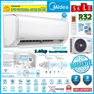 Midea 1.0hp Non Inverter Aircond MSGD-09CRN8 ((Xtreme Dura)) R32 Non-Inverter Air Conditioner