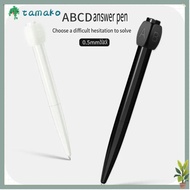 TAMAKO Black Ink Gel Pen, Creative Stationery Writing Tools Rotation Answer Gel Pen, Student Answer 