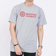 BOSTON University Cotton Combed t-shirt Short Sleeve Premium Clothing