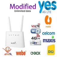 4G VoLTE Wifi Router Wireless Voice Call Router Mobile Hotspot Broadband Telephone Modem With Sim Slot RJ11 LAN Port