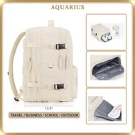 45L Travel Bagpack Woman Expandable Waterproof Carry on Backpack with shoe Compartment fits 16 inch 