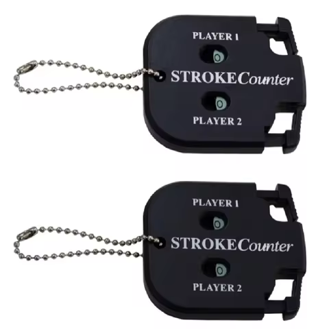 2 PC Mini Score Counter Golf Stroke Shot Putt Tally Keeper Number with Key Chain