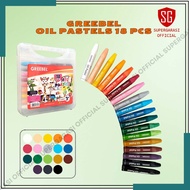 Greebel Kids Oil Pastel Crayons 18 Colors Drawing Coloring Tools