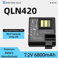 DMEYMIN For Zebra QLN420 Mobile Thermal Printer Battery 7.2V 6800mAh 48.96Wh Li-ion Replacement Rech