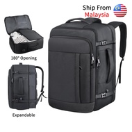 35/45L Travel backpack Expandable waterproof cabin size Luggage backpack laptop 17 inch com usb