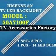 50A7100F HISENSE 50" LED TV BACKLIGHT (LAMPU TV) HISENSE 50 INCH LED TV BACKLIGHT 50A7100