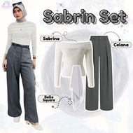 Modern Women's Outfit (Sabrina Blouse, Knit Pants, Bella Square) Today's Teenage Outfit AS2S