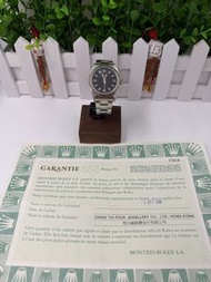ROLEX勞力士77014，女庒31mm，白金牙圈，369字黑面，2000年出生紙，狀態極好，歡迎門市交收，旺角上海街433號地鋪，長盛錶行