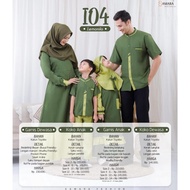 Baju Couple Keluarga Muslim Gamis Lebaran 2022 Pakaian Couple Fashion