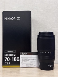 【水/近全新】Nikon Nikkor Z 70-180mm f/2.8 輕量大光圈遠攝（全套有盒有單、店舖保養至27年7月）
