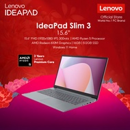 Lenovo IdeaPad Slim 3 Laptop — AMD Ryzen 5 7520U - 16GB RAM - 512GB SSD - 15.6" FHD Display