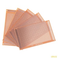 Lidu12 5 Sheets Single Side Phenolic Copper Clad Board  Performances Sheet Suitable for Professional