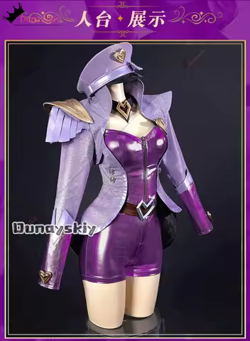 -YiNuo@KDA Ahri Cosplay Costume Halloween Set Custom Size Ahri Idol Singer Anime Character Roleplay 