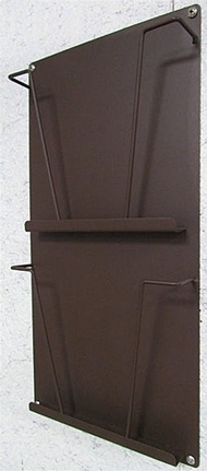 質感壁掛式雜誌架、DM架、傳單架，此款有免鑽孔的可能性，可自行使用3M雙面膠黏貼