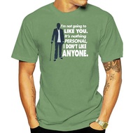 House TV Show Dr. House Quote I DONT LIKE ANYONE Licensed T-Shirt All Sizes tops tee