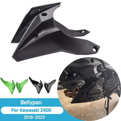 For Kawasaki Z400 2018-2023 Belly Pan Bellypan Lower Engine Chassis Spoiler Fairing Motorcycle Z 500