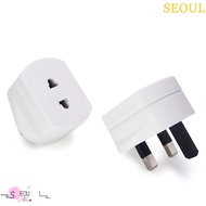 SEOUL EU to UK Socket Adapter High Quality UK Adapter 1.6A 250V Toothbrush Power Plug Adapter Electr