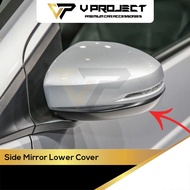 Honda City Side Mirror Lower Cover Black for City Jazz BRV Bottom Cover 2014-2022 Car Accessories V 