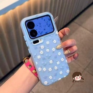Ins Style Fresh Camellia 2 in1 Matte Phone Case For Realme C63 C61 india C55 C53 C51 C51S C35 C33 C3