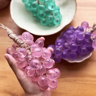 Customizable Crystal Grape Soap Type Transparent DIY Grape String Soap Finished Product Pendant Hand