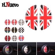 2PCS For Mini Cooper F54 F55 F56 F60 Rear Door Handle Sticker Car Inner Decoration Accessories