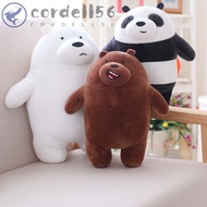 CORDELL We Bare Bears Animation 25/30cm Plush Pillow Home Decoration Three Bear Bear Plush Doll