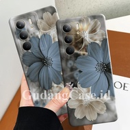 Realme C75 Casing Realme C75X/ Realme C65 Flexible Case Procamera Floral Motif Trendybiru