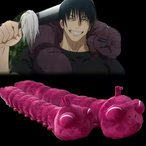 Jujutsu Kaisen Cursed Spririt Plush Toji Fushiguro Cosplay Worm Plushie Anime Surrounding soft Pillo