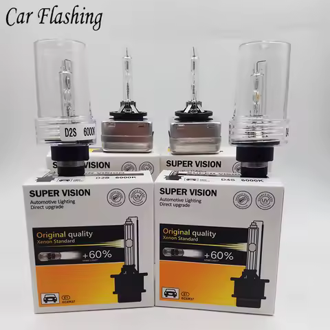 Car Flashing 2Pcs D1S D2S D3S D4S xenon HID Bulbs HID headlight D1 D2 D3 D4 D1R D2R D3R headlamp lig