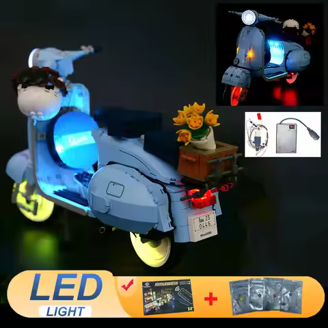 LED Light Kit For LEGO 10298 Roman Holida Vespa 125 Lamp Ideas DIY Gift (Not Include Building Blocks