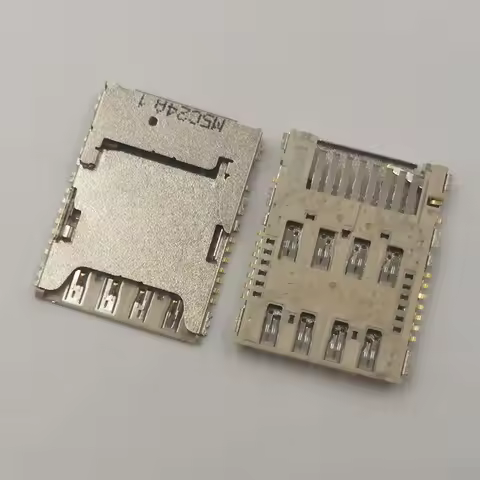 2Pcs Reader Sim Card Socket For Samsung J2 Pro J2Pro J250 J4Plus J4 Plus J415 400 G3556D I9600 Slot 